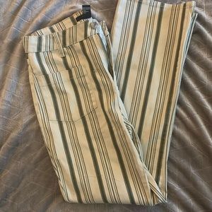 Forever 21 flare striped jeans. Size M
